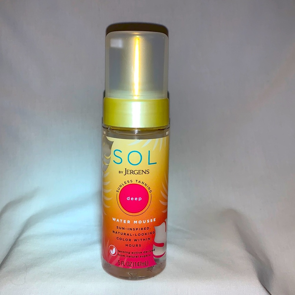 Sol by Jergens Sunless Tanner Water Mousse Deep 5 FL OZ
